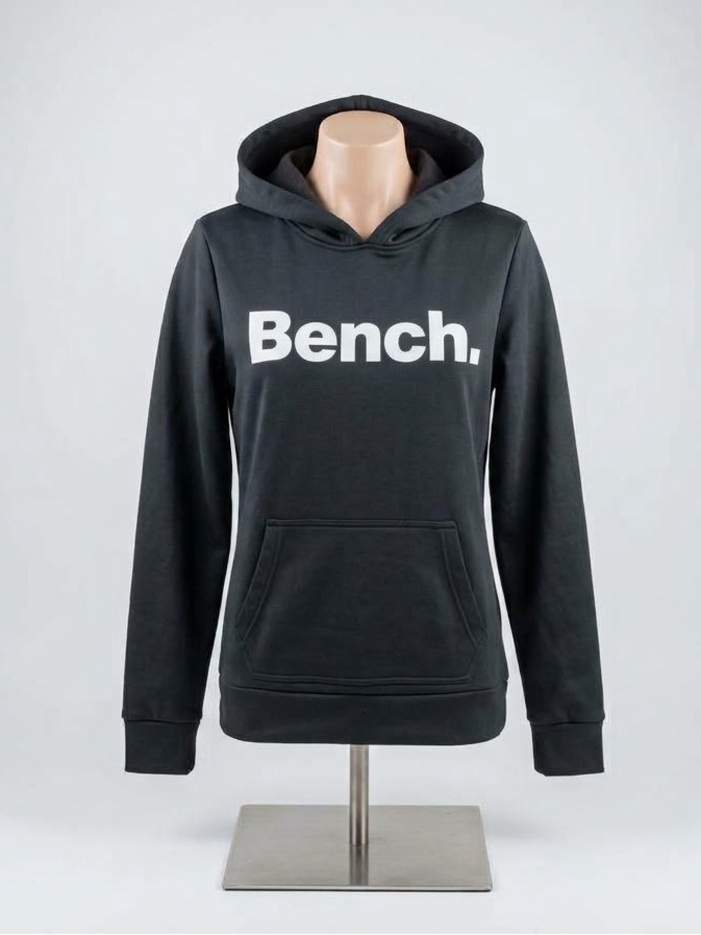 Bench Black Pullover Logo Hoodie - Size Small (S/P)